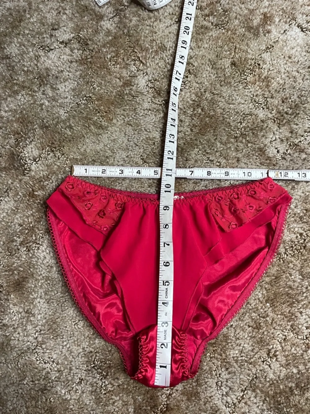 Vintage Red Panty Woman’s Small - Picture 4 of 4